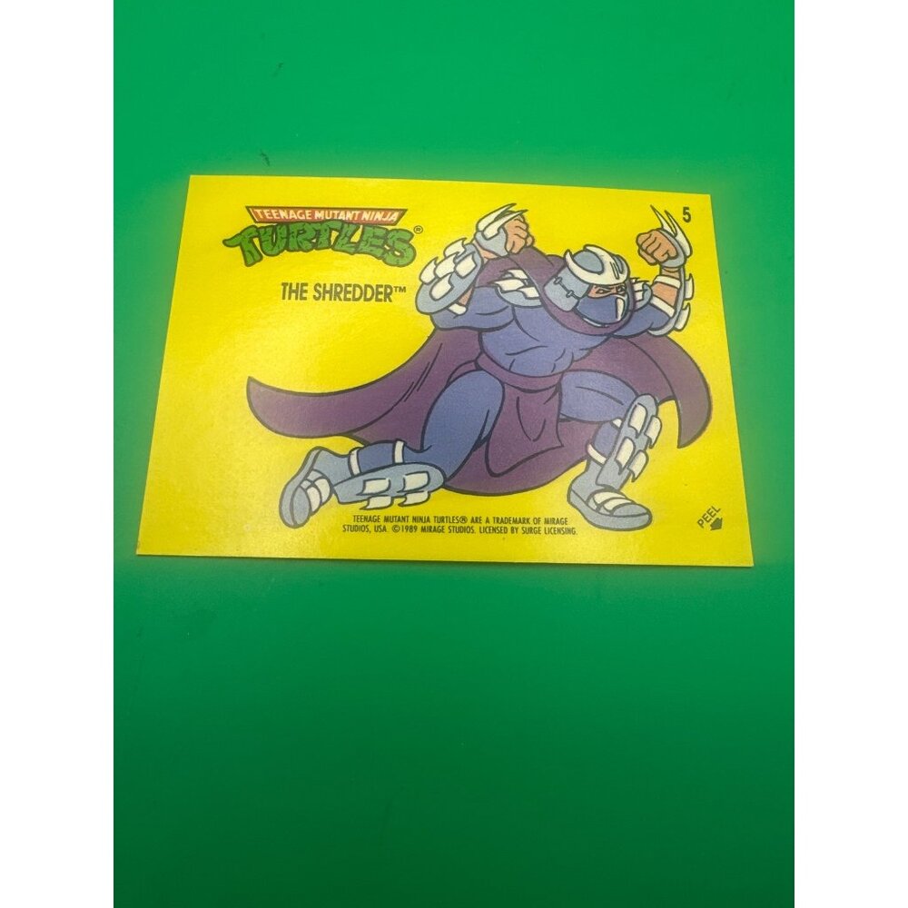 Teenage Mutant Ninja Turtles sticker from the 1980s